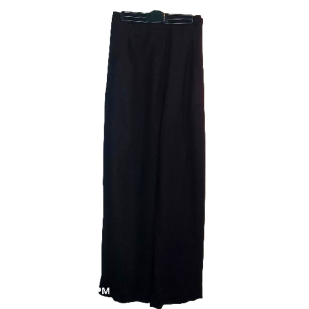 OLD NAVY, Black, wide-leg, high-waisted, linen blend trousers. Sz  3X. NWT